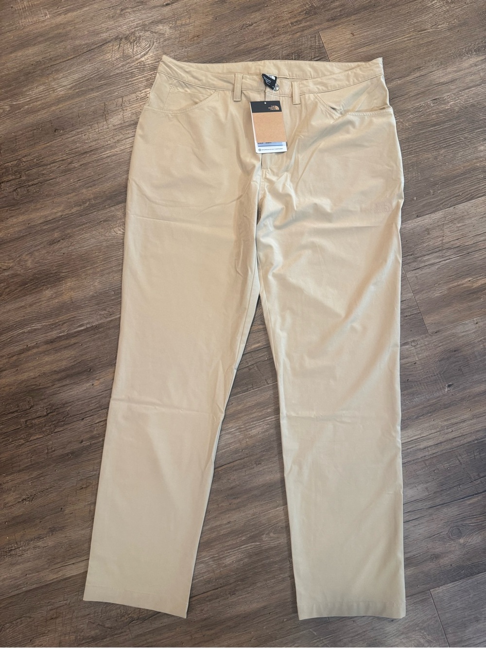 NWT THE NORTH FACE FlashDry Men's Paramount Pants Sz 36 Khaki Stone